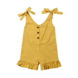 Summer Ruffle Overalls