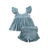 Ruffle Top & Short Set