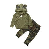 Long Sleeve Camo Hoodie Set