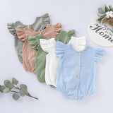 Ruffle Sleeve Onesie