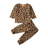 Autumn Leopard Baby Top & Leggings