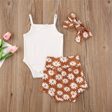 Summer Singlet Baby 3-Piece Set