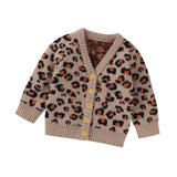 Leopard Print Button Up Cardigan